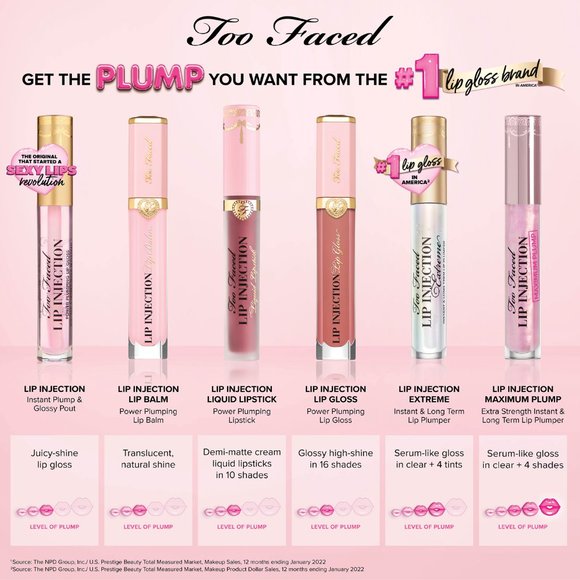 ✨HOST PICK✨ Too Faced Lip Injection Power Plumping Hydrating Lip Gloss - Picture 2 of 2